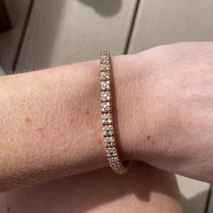 Gold costume bracelet